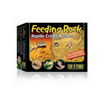 Exo Terra Feeding Rock Reptile Cricket Feeder
