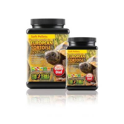 Exo Terra Soft Pellets Juvenile European Tortoise Food 260 g