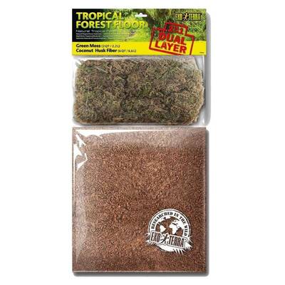 Exo Terra Tropical Forest Floor (2,2L) Green Moss & Coconut Husk