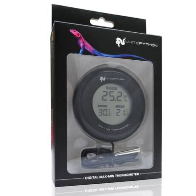 White Python Digital Thermometer & Hygrometer
