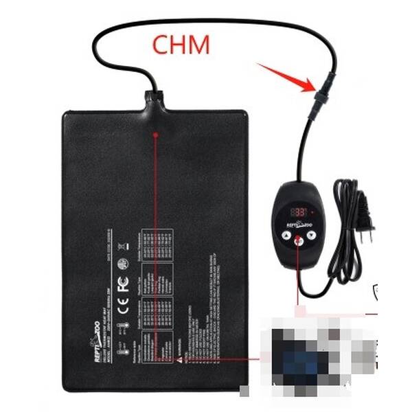 ReptiZoo Deluxe Heat Mat With Thermostat 36 Watt (20 x 45 cm) ReptiZoo Deluxe Heat Mat With Thermostat 36 Watt (20 x 45 cm)