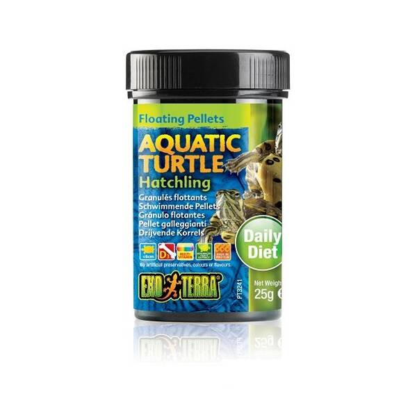 Exo Terra Floating Pellets Hatchling / Aquatic Turtle Food 25 g