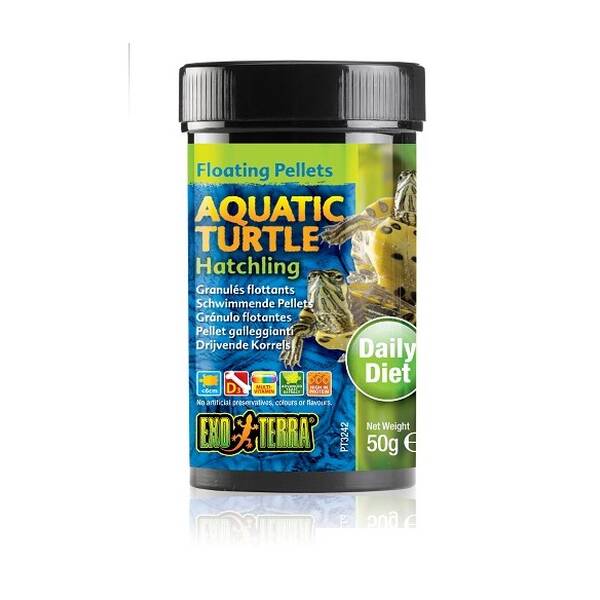 Exo Terra Floating Pellets Hatchling / Aquatic Turtle Food 50 g