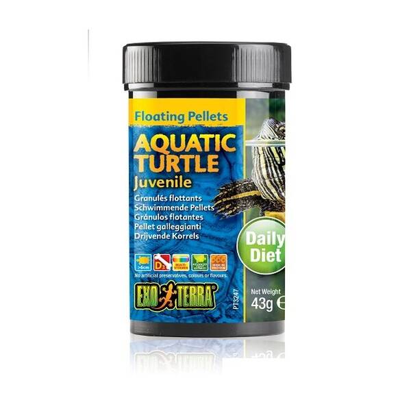 Exo Terra Floating Pellets Juvenile / Aquatic Turtle Food 43 g