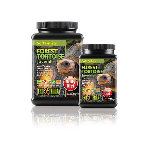 Exo Terra Soft Pellets Juvenile Forest Tortoise Food 240 g