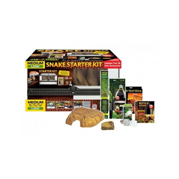 Exo Terra Terrarium Snake Starter Kit Medium/Low 60x45x30 cm