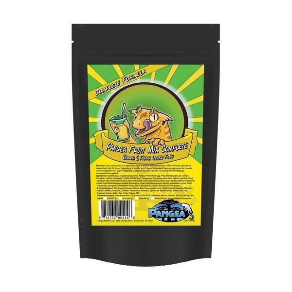 Pangea Banana/Papaya Fruit Mix Comple. Crested Gecko Food 454gr