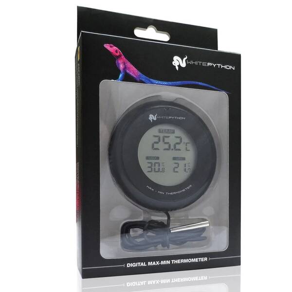 White Python Digital Thermometer & Hygrometer