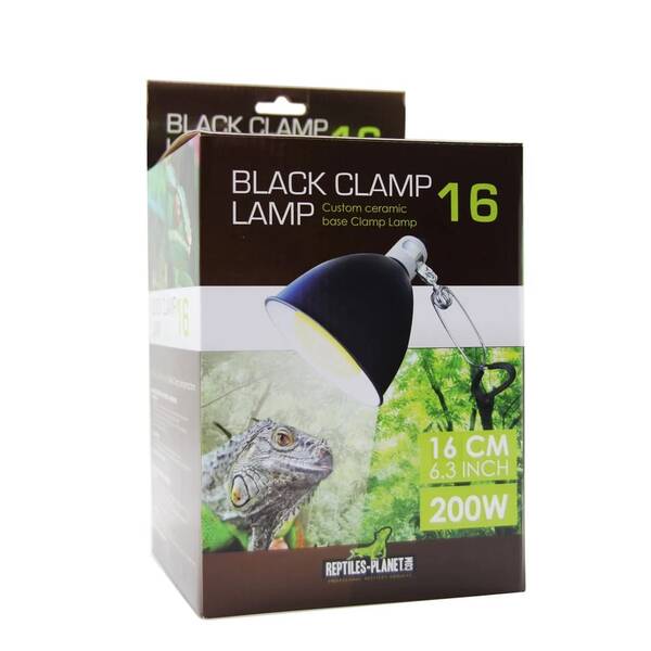Reptiles Planet Black Clamp 16