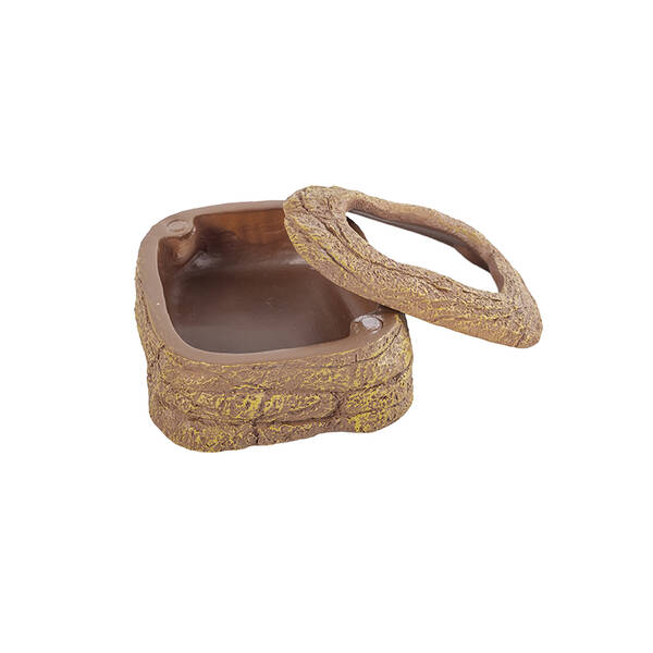 ReptiZoo Feeding Bowl With Magnetic Lid