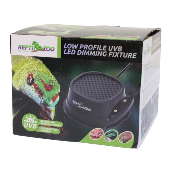 ReptiZoo LED UVB Dimmable (low) Terrarium Lamp 6 Watt (10x10x4 cm)