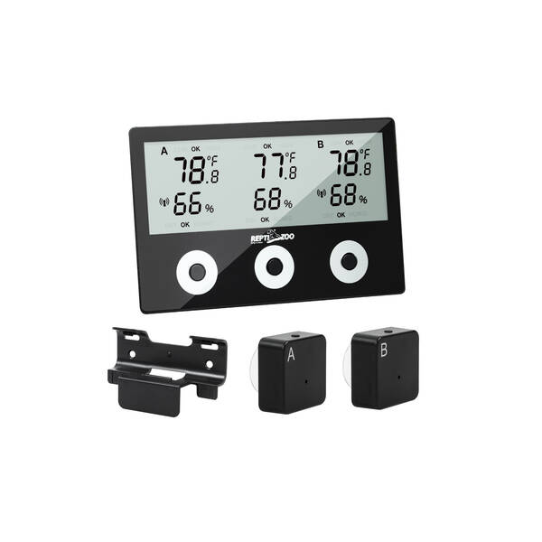 Reptizoo Wireless 3-Channel Thermo Hygrometer