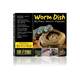 Exo Terra Buffalo Worm Feeder Dish Small 8.5x4.5x10 cm
